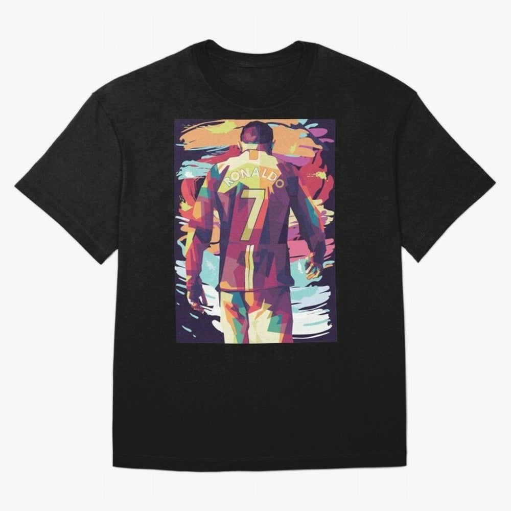 Cristiano Ronaldo Manchester United Cristiano Ronaldo Oversized T-Shirt Remember Iconic Moments from Global Football Passion for FIFA World Cup 2026, Featuring Cristiano Ronaldo, Haaland and CR7, England, Stadium Chants, National Pride, Trophy