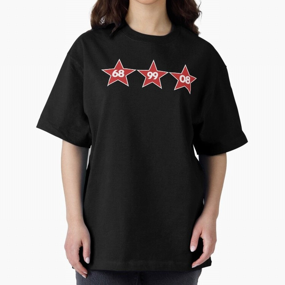 Manchester United European Cups Oversized T-Shirt Support the Legends of FIFA World Cup 2026 Highlighting Messi, CR7 and Mbappe, Brazil, Portugal and Argentina Energy, Football Festival Excitement, Trophy Ambitions, Country Rivalries and Star