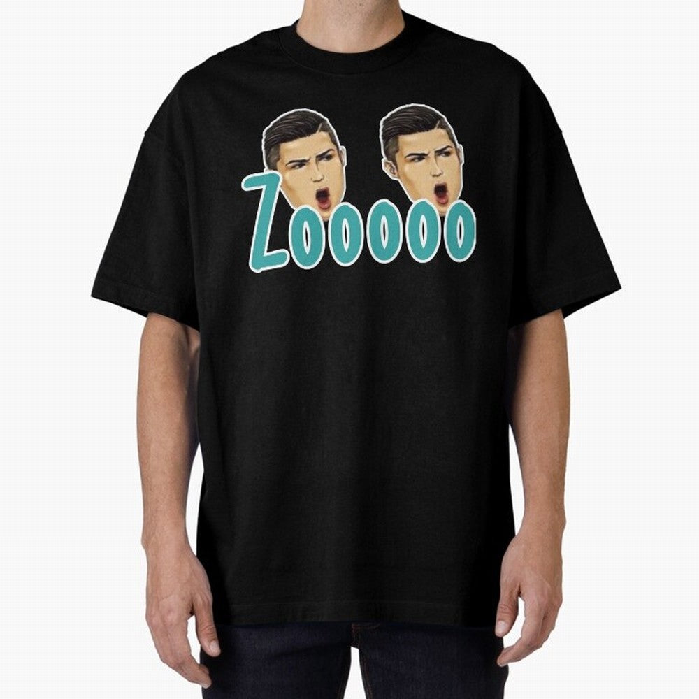 Zooo CR7 funny goal Oversized T-Shirt Show Passion for the Stars of Match Day Hype around FIFA World Cup 2026 Group Stage, Neymar, Haaland and Cristiano Ronaldo, Brazil, Stadium Chants, National Pride, Trophy Dreams and Unforgettable Football
