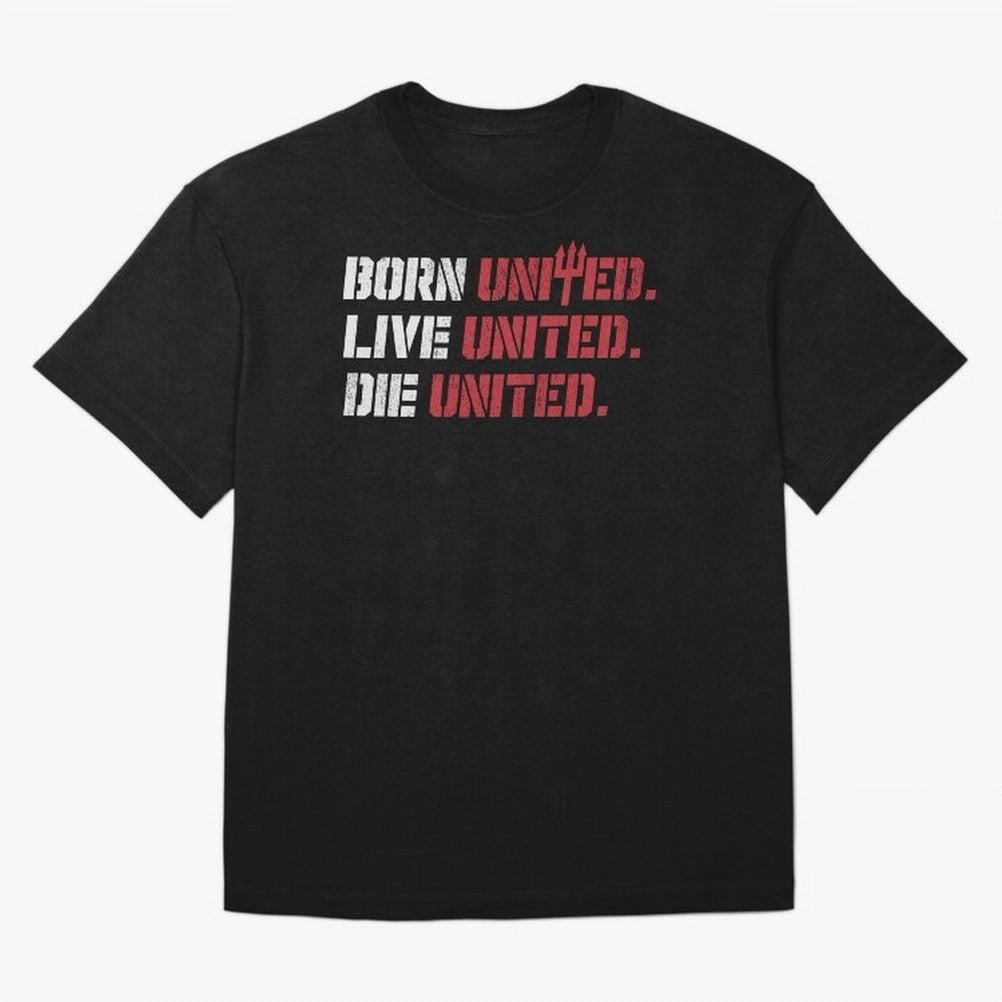 Manchester United - Born United Oversized T-Shirt Bring Legendary Rivalry Energy to Match Day Hype around FIFA World Cup 2026 USA Canada Mexico, Messi and Cristiano Ronaldo, Netherlands, Tournament Hype, Historic Matchups, Family Viewing Parties