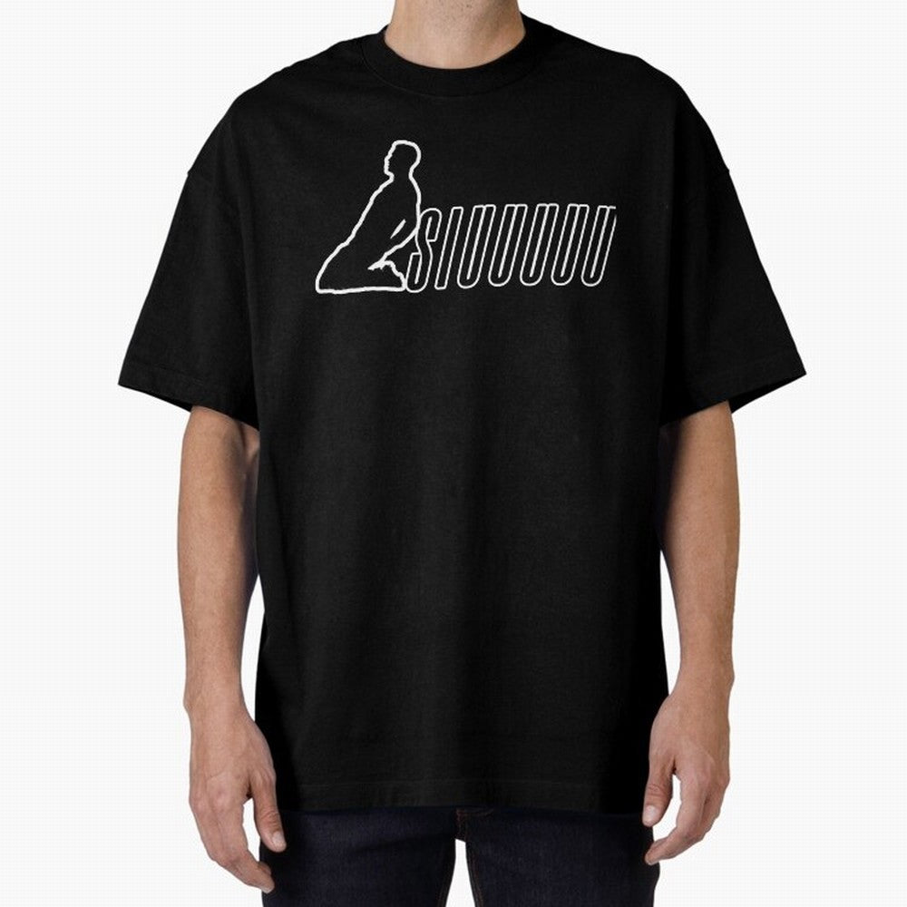 Siuuu CR7 funny goal Oversized T-Shirt Show Support during FIFA World Cup 2026 USA Canada Mexico Spirit, Filled with Argentina, France and Brazil, CR7 and Messi, Soccer Culture, Superstar Moments, National Team Dreams and Competitive Fire; Created