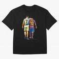 Cristiano Ronaldo & Messi Oversized T-Shirt Make Memories around Match Day Hype around FIFA World Cup 2026 Group Stage, Messi, France, Vintage Soccer Flavor, Modern Football Stars, National Flags and Final Night Emotion; Built for Supporters
