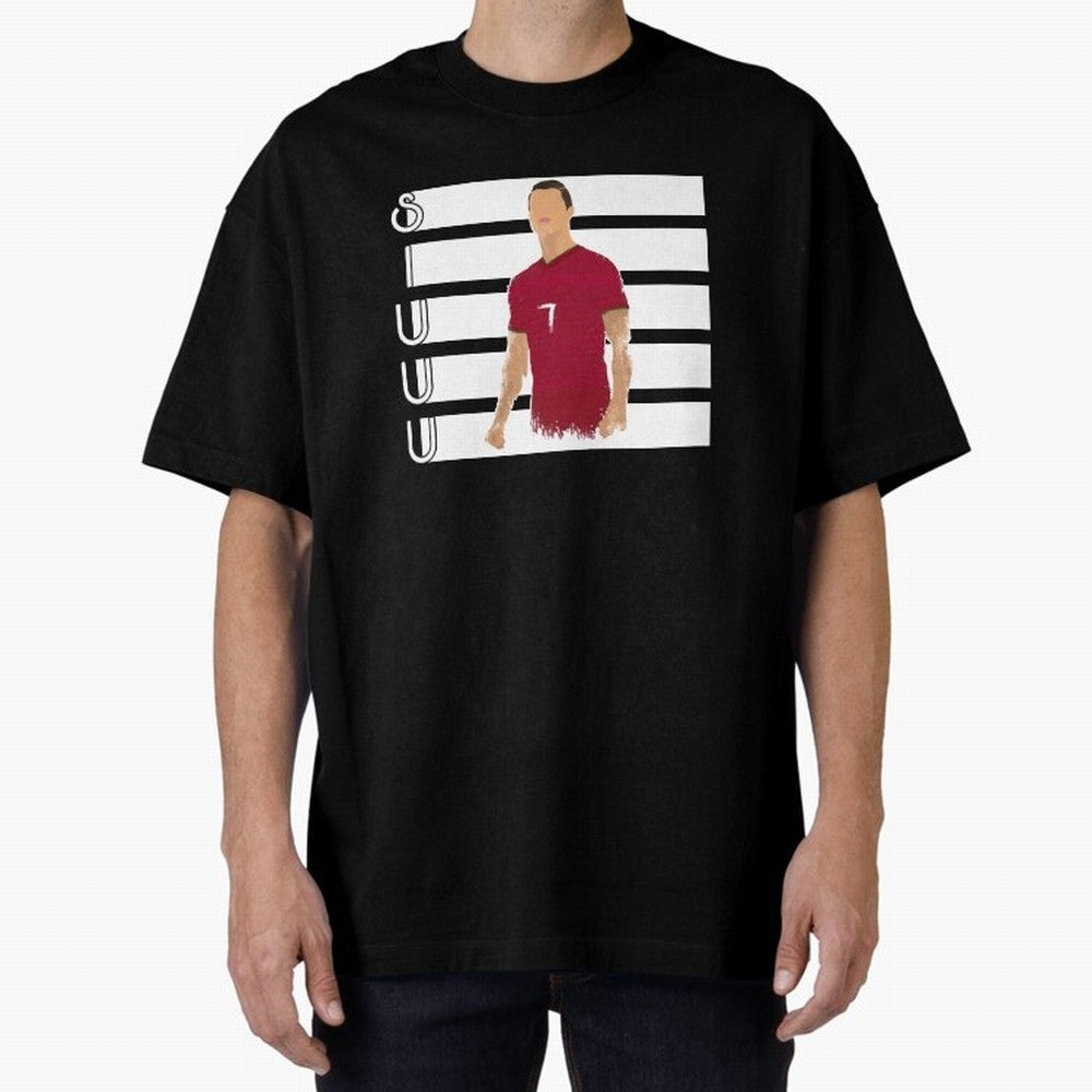 Siuuu cr7 funny goal Oversized T-Shirt Celebrate the Stars of the FIFA World Cup 2026 Group Stage Journey through Messi, Neymar and Mbappe Highlights, Brazil, Portugal and Argentina Pride, Goal Celebration Energy, Supporter Heritage, Football Icons