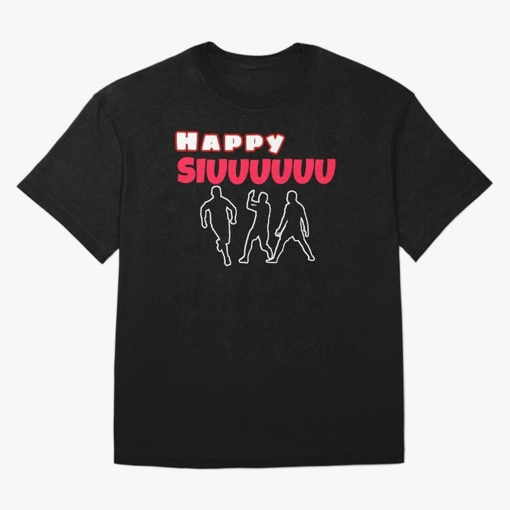 Happy siuuu CR7 goal Oversized T-Shirt Keep the Legacy of FIFA World Cup 2026 USA Canada Mexico for Fans of Cristiano Ronaldo, Haaland and CR7 and Brazil, Portugal and Argentina, Bringing Match Day Excitement, Supporter Culture, Golden Goals and