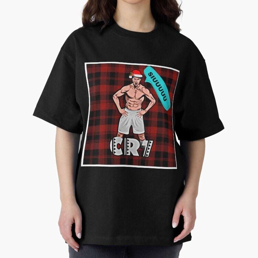 Siuuu Cristiano ronaldo goal Oversized T-Shirt Bring Supporter Culture to Match Day Hype around FIFA World Cup 2026, Neymar, Haaland and Cristiano Ronaldo, England and Germany, Football Festival Excitement, Trophy Ambitions, Country Rivalries and