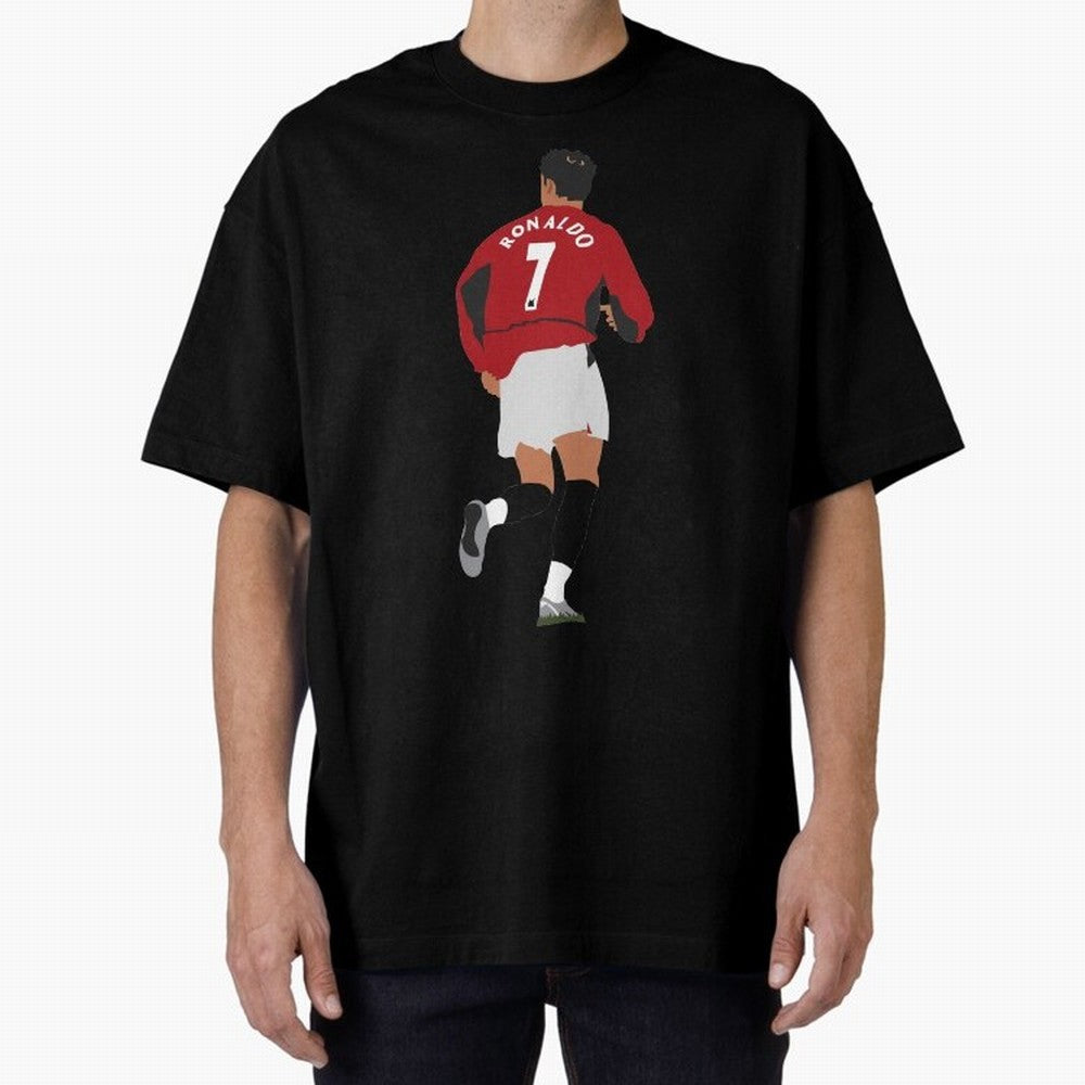Ronaldo - Man Utd - 2004 Oversized T-Shirt Capture FIFA World Cup 2026 USA Canada Mexico Driven by CR7, Portugal Energy, Stadium Chants, National Pride, Trophy Dreams and Unforgettable Football Memories; Created for Match Day Parties, Soccer Gifts,