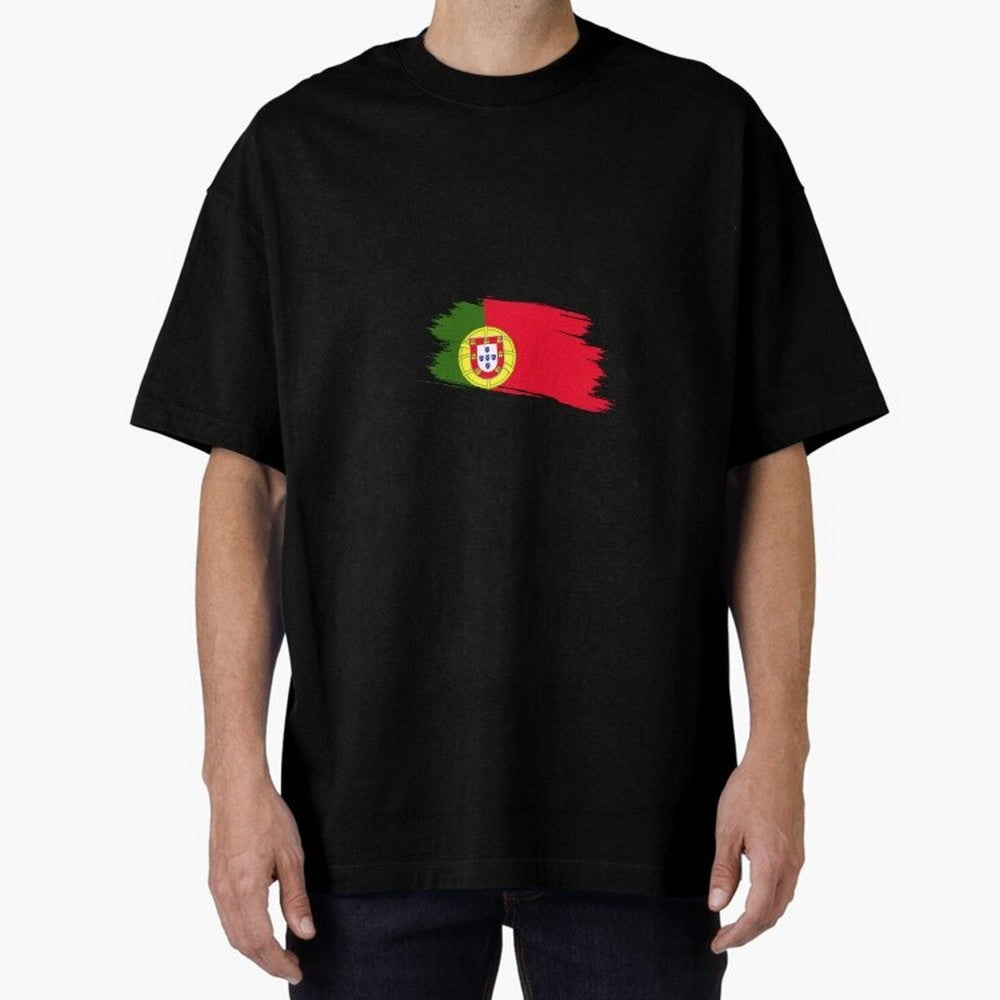 Portugal Oversized T-Shirt Celebrate the Biggest Stage of FIFA World Cup 2026 USA Canada Mexico for Fans of Haaland and France and Portugal, Bringing Football History, Final Match Energy, Crowd Noise and Once in a Lifetime Moments; Ideal for