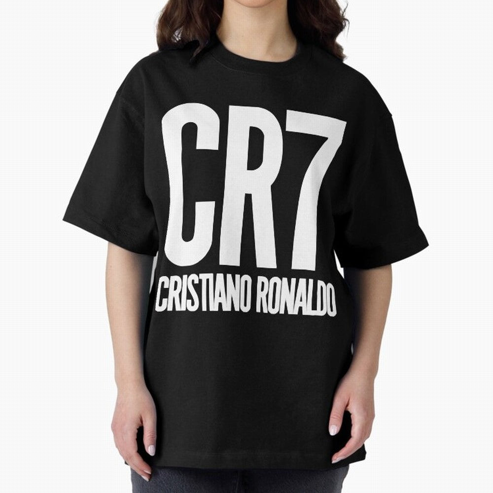 CR7 Cristiano Ronaldo Oversized T-Shirt Represent Football Lovers during the FIFA World Cup 2026 Group Stage Journey through CR7 Highlights, England Pride, Retro Football Energy, Iconic Rivalries, Trophy Chase Drama and Stadium Atmosphere; Great
