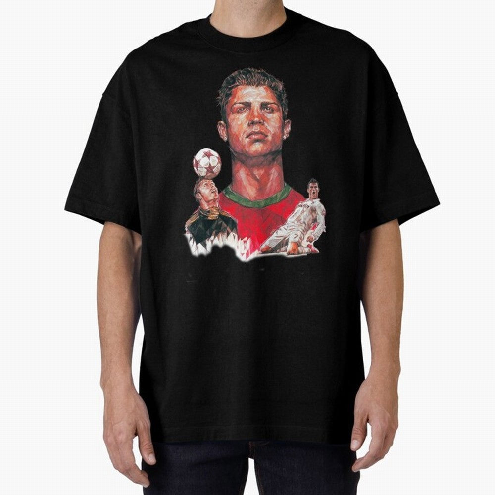 ronaldo Oversized T-Shirt Fuel Global Football Passion for FIFA World Cup 2026 Group Stage, Filled with CR7, England and Germany, Soccer Culture, Superstar Moments, National Team Dreams and Competitive Fire; Built for Supporters Chasing Trophy