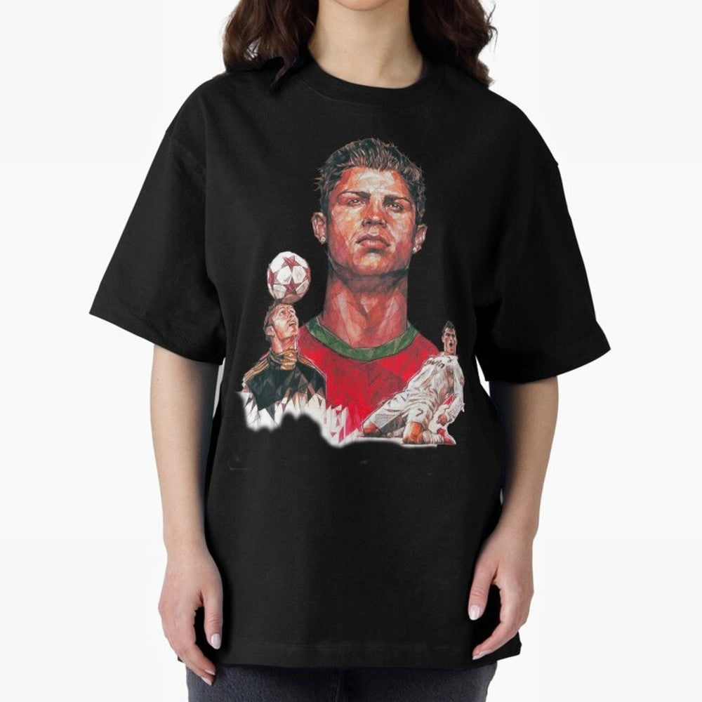 ronaldo Oversized T-Shirt Fuel Global Football Passion for FIFA World Cup 2026 Group Stage, Filled with CR7, England and Germany, Soccer Culture, Superstar Moments, National Team Dreams and Competitive Fire; Built for Supporters Chasing Trophy