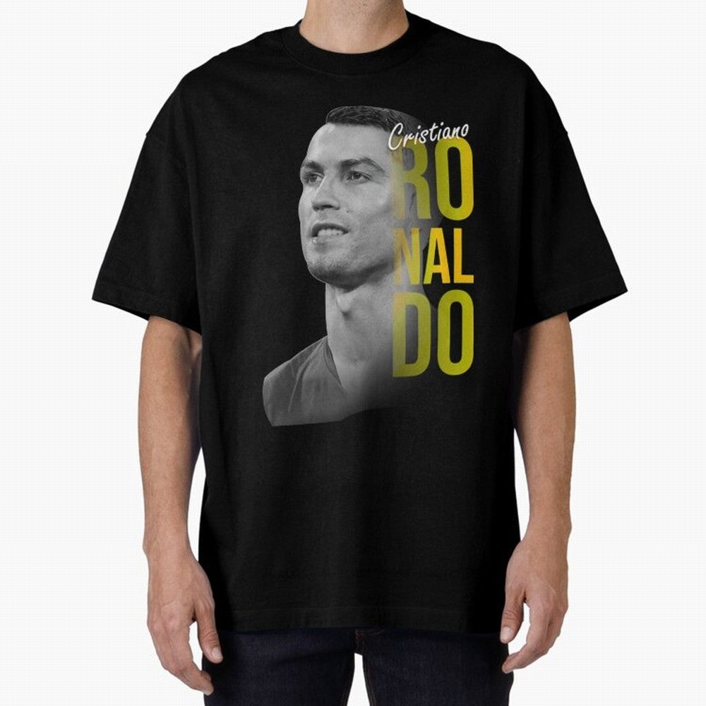 Ronaldo Cr7 Cristiano Ronaldo The Rocket Oversized T-Shirt Join FIFA World Cup 2026 Group Stage for Fans of Mbappe and France, Bringing Retro Football Energy, Iconic Rivalries, Trophy Chase Drama and Stadium Atmosphere; Ideal for Fans Who Follow