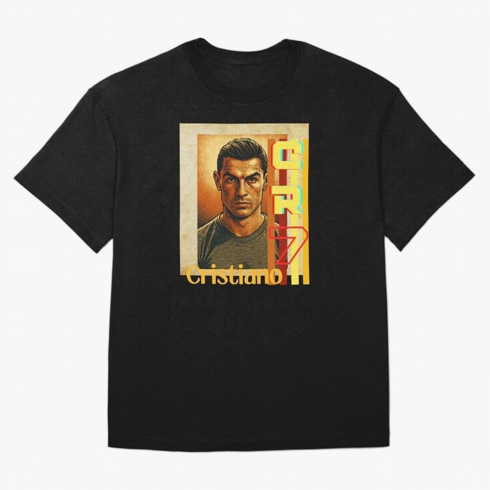 Cristiano Ronaldo Oversized T-Shirt Upgrade FIFA World Cup 2026 Group Stage Spirit, Built around Brazil, Messi, Neymar and Mbappe, Stadium Memories, Football Loyalty, International Chants and Championship Tradition; Ideal for Fans Who Follow Messi,