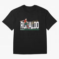 Cristiano Ronaldo Portugal Jersey -Last World Cup 2 Vintage Style Oversized T-Shirt Represent FIFA World Cup 2026 USA Canada Mexico for Fans of Haaland and Argentina, Bringing Fan Favorite Moments, National Team Passion, Big Match Drama and Soccer