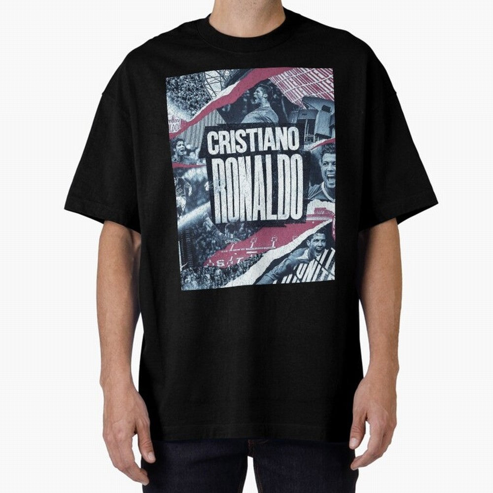 Cristiano Ronaldo Oversized T-Shirt Follow Every Goal of FIFA World Cup 2026 Group Stage for Fans of Haaland and Argentina, France and Brazil, Bringing Champion Mindset, Group Stage Buzz, Knockout Tension and Passionate Fan Culture; Great for