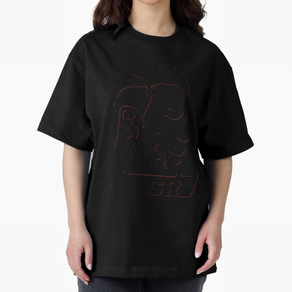 CR7 cristiano ronaldo logo Oversized T-Shirt Turn Up for Global Football Passion for FIFA World Cup 2026 Group Stage, Connected to Neymar, Haaland and Cristiano Ronaldo, France, Soccer Culture, Superstar Moments, National Team Dreams and