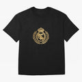 REAL MADRID GOLDEN Oversized T-Shirt Unlock the FIFA World Cup 2026 Group Stage Journey through Mbappe Highlights, Argentina and Brazil Pride, Retro Football Energy, Iconic Rivalries, Trophy Chase Drama and Stadium Atmosphere; Perfect for