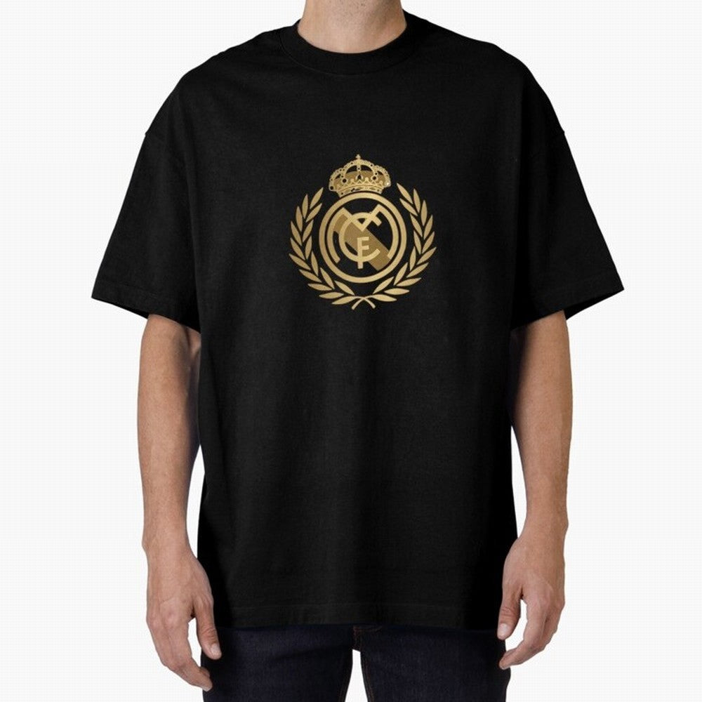 REAL MADRID GOLDEN Oversized T-Shirt Unlock the FIFA World Cup 2026 Group Stage Journey through Mbappe Highlights, Argentina and Brazil Pride, Retro Football Energy, Iconic Rivalries, Trophy Chase Drama and Stadium Atmosphere; Perfect for