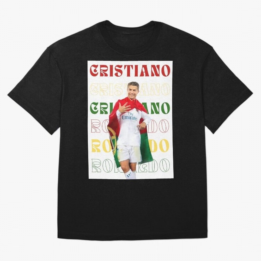 Cristiano Ronaldo designs Oversized T-Shirt Enjoy Global Football Passion for FIFA World Cup 2026 USA Canada Mexico, Capturing Messi and Cristiano Ronaldo, Argentina, Soccer Culture, Superstar Moments, National Team Dreams and Competitive Fire;