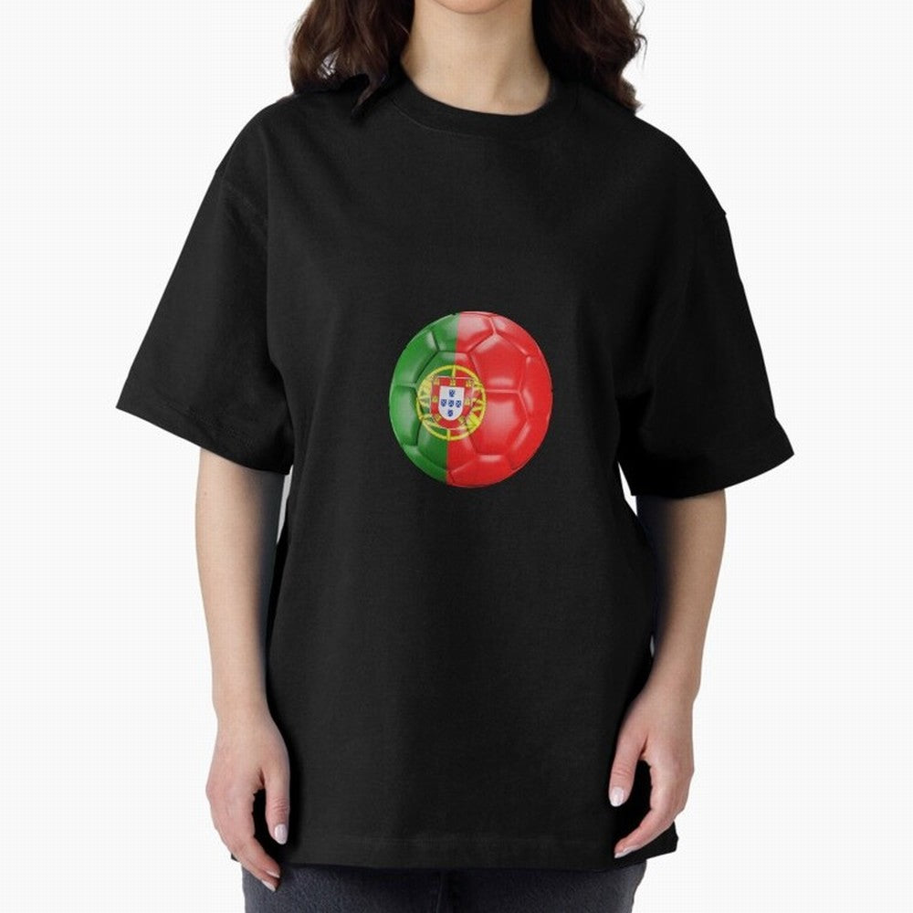 Portugal Oversized T-Shirt Keep the Legacy of FIFA World Cup 2026 Group Stage Spirit, Driven by Netherlands, CR7 and Messi, Championship Spirit, Famous Goals, Roaring Crowds and International Football Unity; Perfect for People Who Love Argentina,