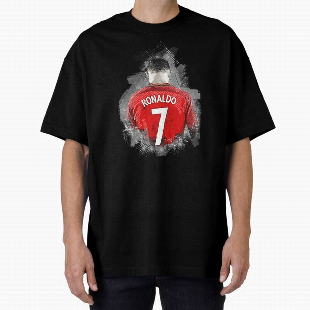 Cristiano Ronaldo Oversized T-Shirt Bring Home the FIFA World Cup 2026 Group Stage Journey through Messi Highlights, Spain and Netherlands Pride, Match Day Excitement, Supporter Culture, Golden Goals and Global Football Passion; Ideal for
