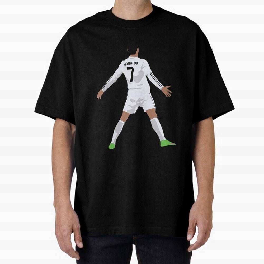Cristiano Ronaldo Classic T-Shirt Oversized T-Shirt Make Memories around Global Football Passion for FIFA World Cup 2026, Capturing Neymar, England and Germany, Global Supporter Spirit, Legendary Goals, National Colors and Tournament Celebration;