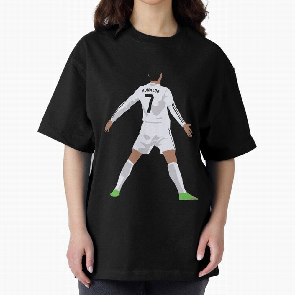 Cristiano Ronaldo Classic T-Shirt Oversized T-Shirt Make Memories around Global Football Passion for FIFA World Cup 2026, Capturing Neymar, England and Germany, Global Supporter Spirit, Legendary Goals, National Colors and Tournament Celebration;