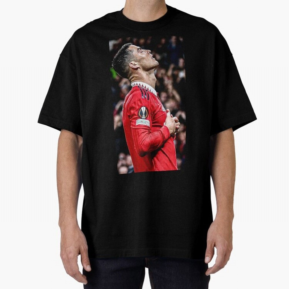 Cristiano Ronaldo CR7 Oversized T-Shirt Relive the Noise and Pride of Global Football Passion for FIFA World Cup 2026 USA Canada Mexico, Inspired by Neymar, Haaland and Cristiano Ronaldo, Argentina and Brazil, Stadium Memories, Football Loyalty,