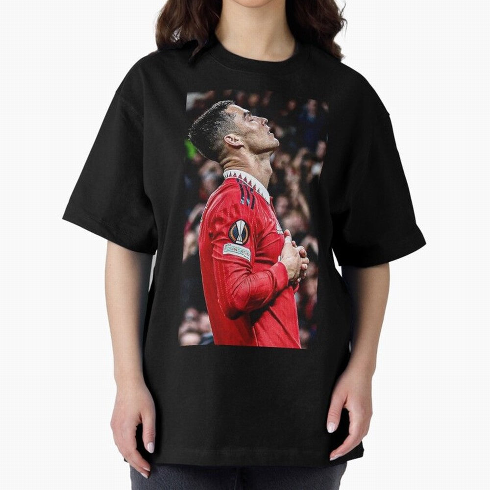 Cristiano Ronaldo CR7 Oversized T-Shirt Relive the Noise and Pride of Global Football Passion for FIFA World Cup 2026 USA Canada Mexico, Inspired by Neymar, Haaland and Cristiano Ronaldo, Argentina and Brazil, Stadium Memories, Football Loyalty,