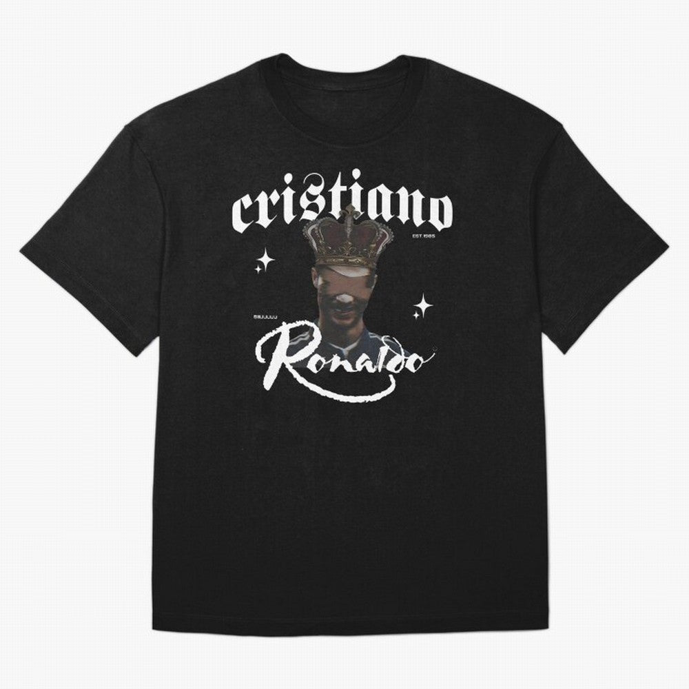 CR7 King edition Oversized T-Shirt Celebrate the Stars of FIFA World Cup 2026 USA Canada Mexico for Fans of Cristiano Ronaldo, Haaland and CR7 and Argentina, Bringing Champion Mindset, Group Stage Buzz, Knockout Tension and Passionate Fan Culture;