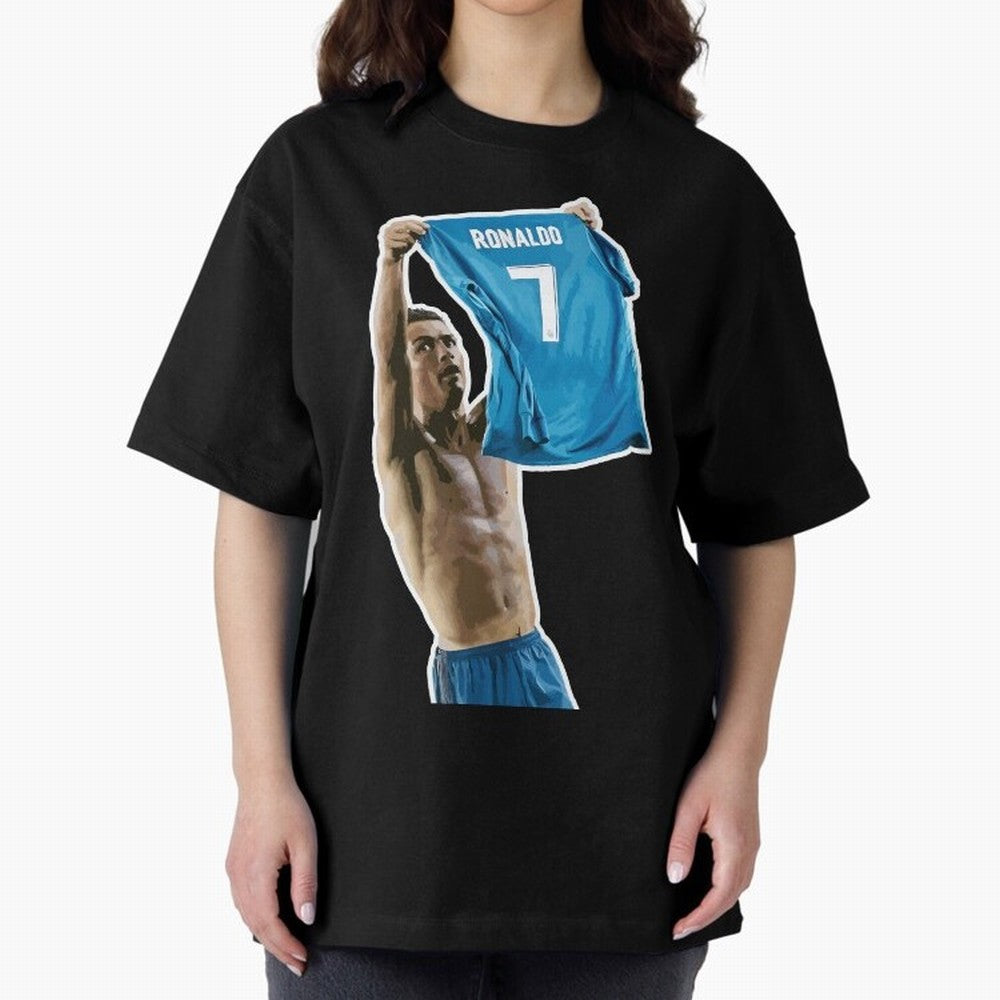 Cristiano Ronaldo Oversized T-Shirt Create FIFA World Cup 2026 Group Stage Filled with Neymar, Haaland and Cristiano Ronaldo, Argentina Energy, Soccer Culture, Superstar Moments, National Team Dreams and Competitive Fire; Great for Supporters Who