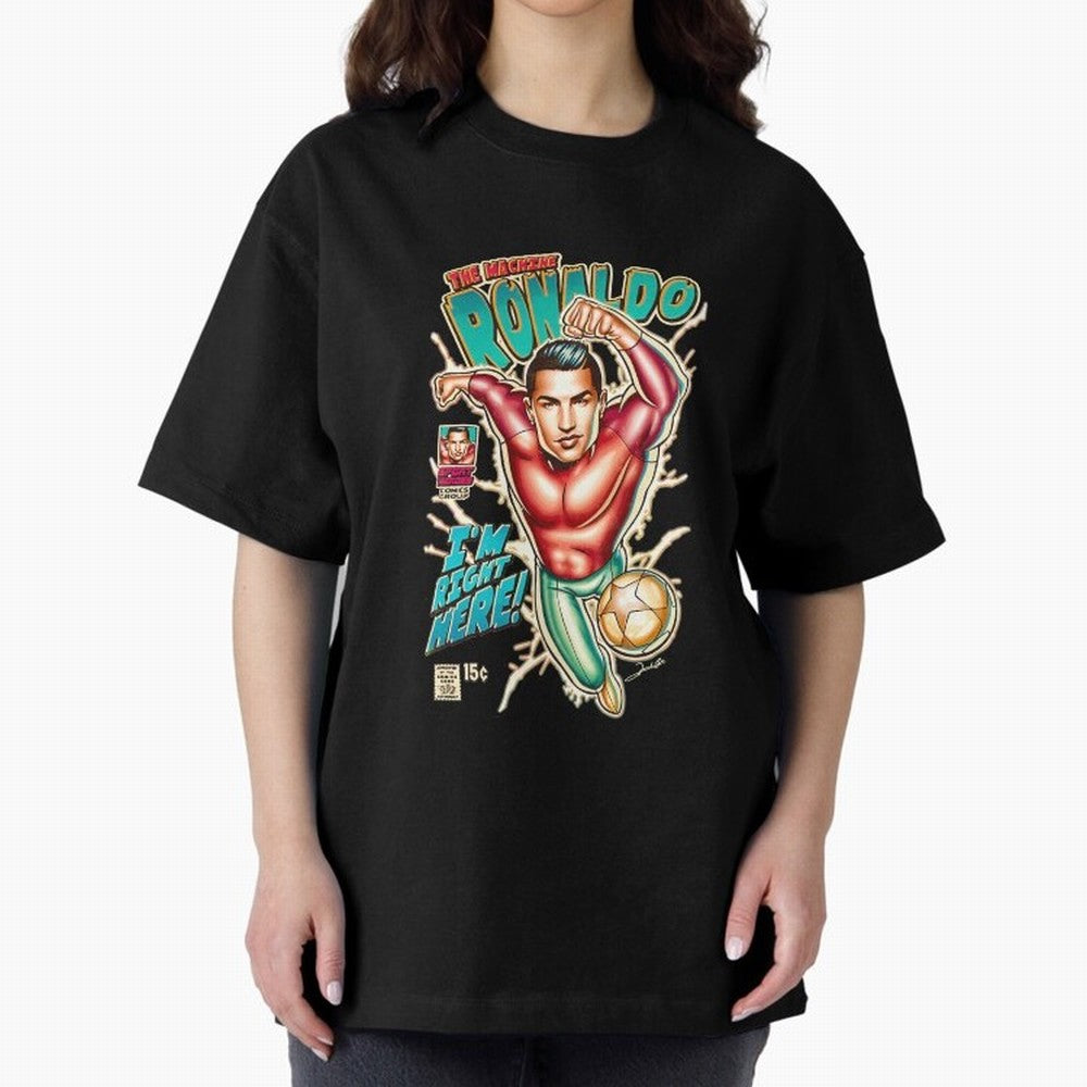 Cristiano Ronaldo CR7 Cristiano Ronaldo Oversized T-Shirt Celebrate Football Dreams Across FIFA World Cup 2026 USA Canada Mexico for Fans of Messi, CR7 and Mbappe and Portugal, Bringing Fan Favorite Moments, National Team Passion, Big Match Drama