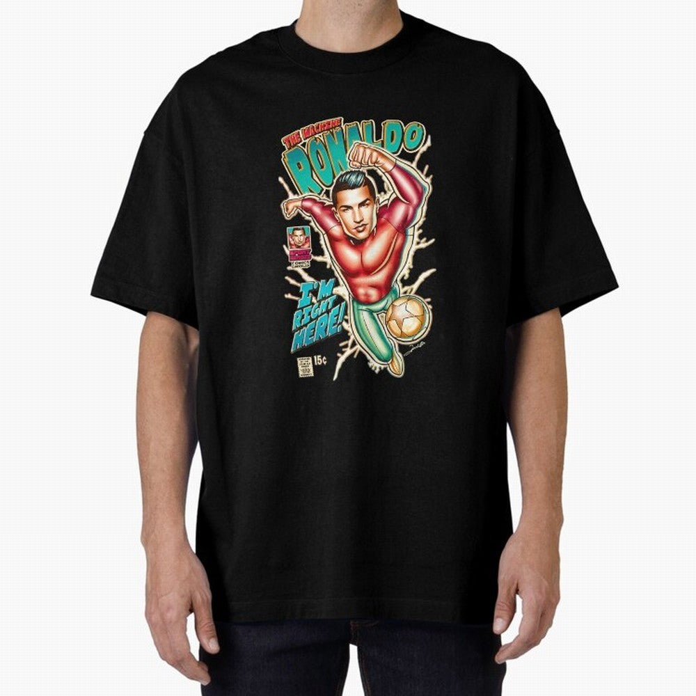 Cristiano Ronaldo CR7 Cristiano Ronaldo Oversized T-Shirt Celebrate Football Dreams Across FIFA World Cup 2026 USA Canada Mexico for Fans of Messi, CR7 and Mbappe and Portugal, Bringing Fan Favorite Moments, National Team Passion, Big Match Drama