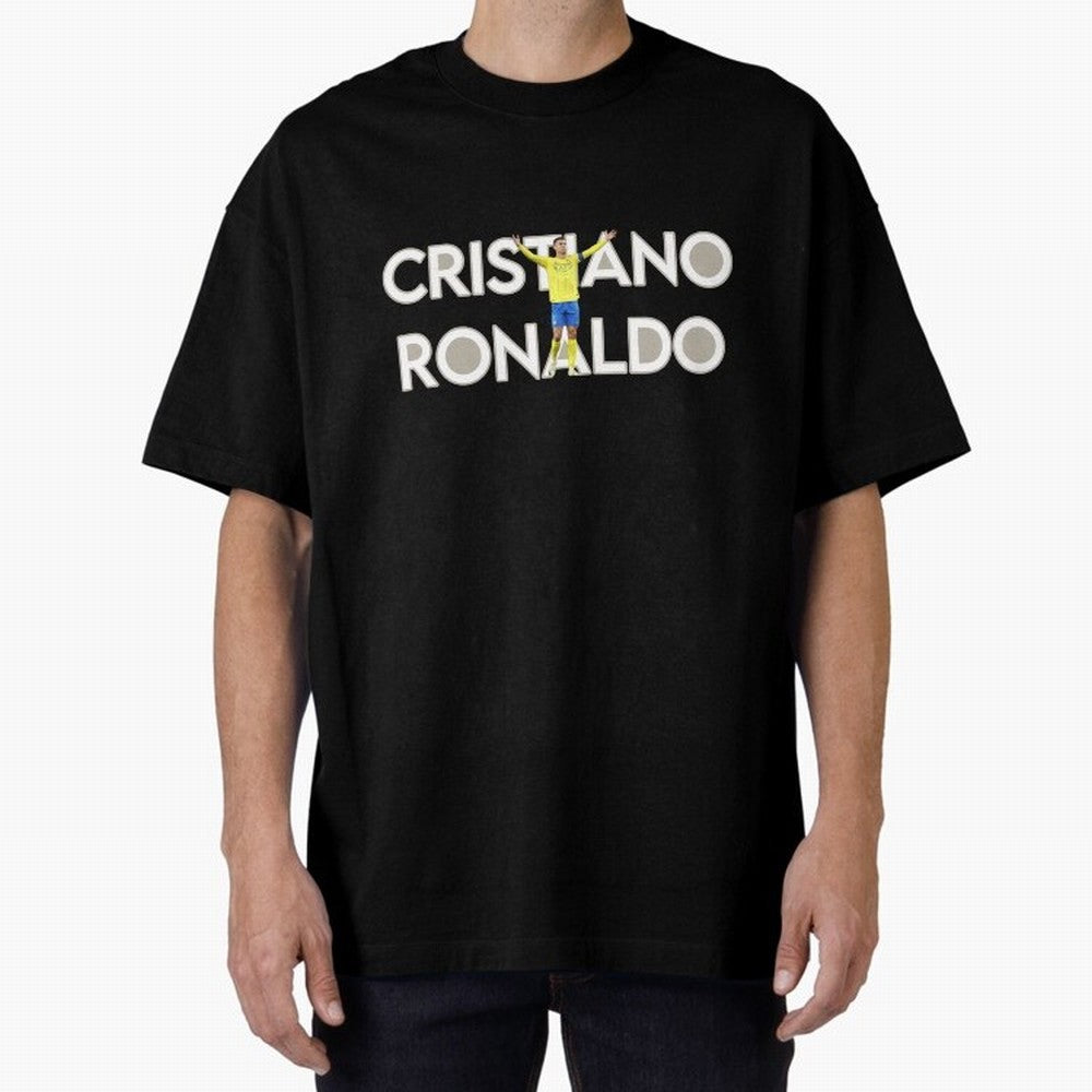 Cristiano Ronaldo Oversized T-Shirt Unlock the FIFA World Cup 2026 Group Stage Journey through Neymar, Haaland and Cristiano Ronaldo Highlights, Portugal, Spain and Germany Pride, Worldwide Fan Energy, Dramatic Goals, Stadium Lights and