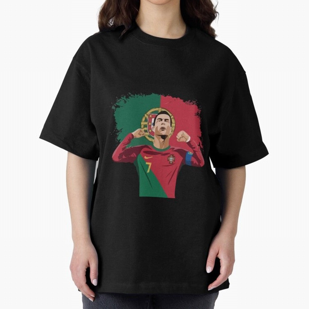 Cristiano Ronaldo CR7 T-shirt Design Oversized T-Shirt Bring Champion Energy into FIFA World Cup 2026 USA Canada Mexico for Fans of CR7 and Argentina, Bringing Supporter Pride, Iconic Celebrations, Legendary Names and Global Match Day Energy; Ideal