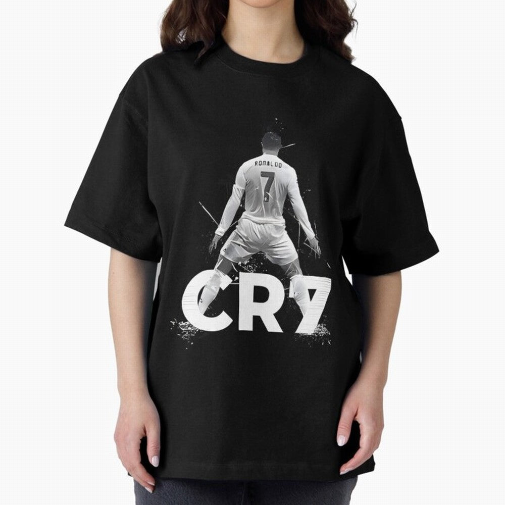 Cr7 Oversized T-Shirt Fuel Match Day Hype around FIFA World Cup 2026, CR7, England and Germany, Champion Mindset, Group Stage Buzz, Knockout Tension and Passionate Fan Culture; Made for Die Hard Supporters, Soccer Lovers, Game Day Photos and