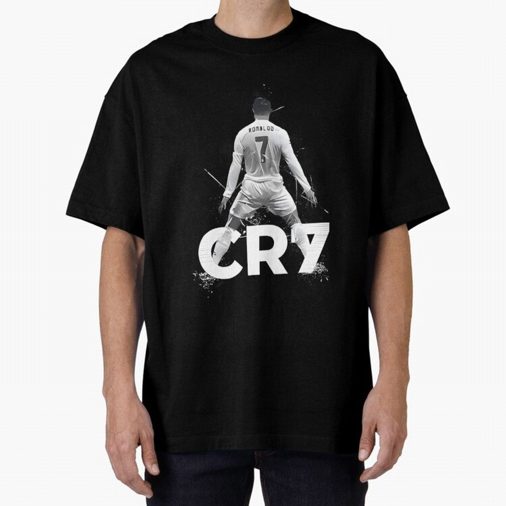 Cr7 Oversized T-Shirt Fuel Match Day Hype around FIFA World Cup 2026, CR7, England and Germany, Champion Mindset, Group Stage Buzz, Knockout Tension and Passionate Fan Culture; Made for Die Hard Supporters, Soccer Lovers, Game Day Photos and