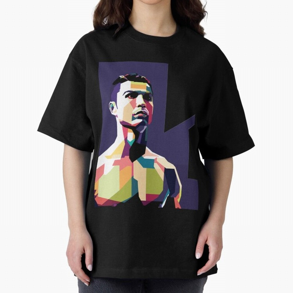 Ronaldo Cristiano Ronaldo Oversized T-Shirt Make Every Kick Count in the FIFA World Cup 2026 USA Canada Mexico Journey through Haaland Highlights, Germany Pride, Championship Spirit, Famous Goals, Roaring Crowds and International Football Unity;