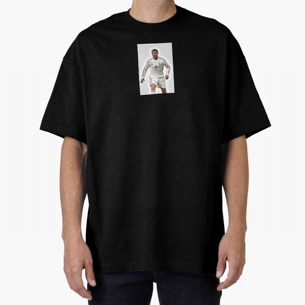 Cristiano Ronaldo Oversized T-Shirt Live for the Drama of FIFA World Cup 2026 USA Canada Mexico for Fans of Cristiano Ronaldo and Argentina and Brazil, Bringing Football Festival Excitement, Trophy Ambitions, Country Rivalries and Star Player Buzz;