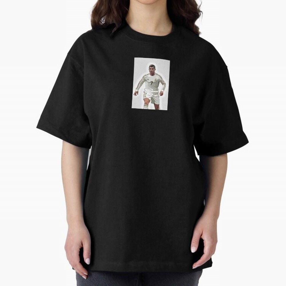 Cristiano Ronaldo Oversized T-Shirt Live for the Drama of FIFA World Cup 2026 USA Canada Mexico for Fans of Cristiano Ronaldo and Argentina and Brazil, Bringing Football Festival Excitement, Trophy Ambitions, Country Rivalries and Star Player Buzz;