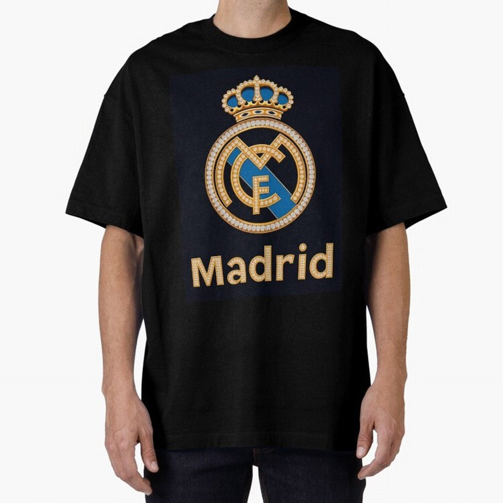 Madrid Oversized T-Shirt Celebrate the Next Chapter of FIFA World Cup 2026 USA Canada Mexico Spirit, Capturing Argentina and Brazil, CR7 and Messi, Soccer Culture, Superstar Moments, National Team Dreams and Competitive Fire; Great for Supporters