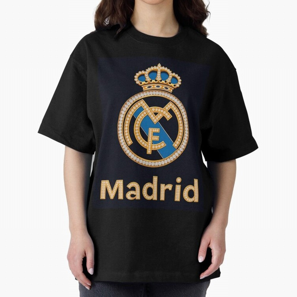 Madrid Oversized T-Shirt Celebrate the Next Chapter of FIFA World Cup 2026 USA Canada Mexico Spirit, Capturing Argentina and Brazil, CR7 and Messi, Soccer Culture, Superstar Moments, National Team Dreams and Competitive Fire; Great for Supporters
