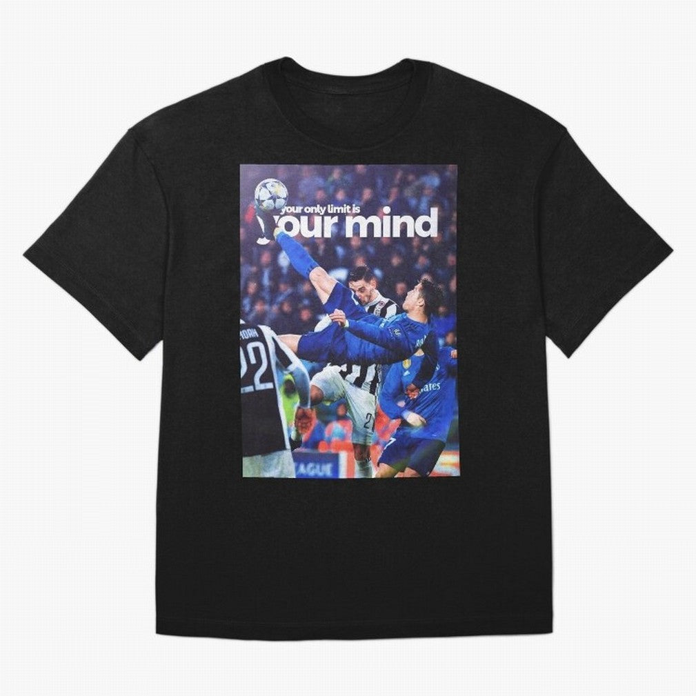 Cristiano Ronaldo - Your only limit is your mind Oversized T-Shirt Cheer through Every Moment of Global Football Passion for FIFA World Cup 2026 Group Stage, Centered on Messi and Cristiano Ronaldo, Spain and Netherlands, Global Supporter Spirit,
