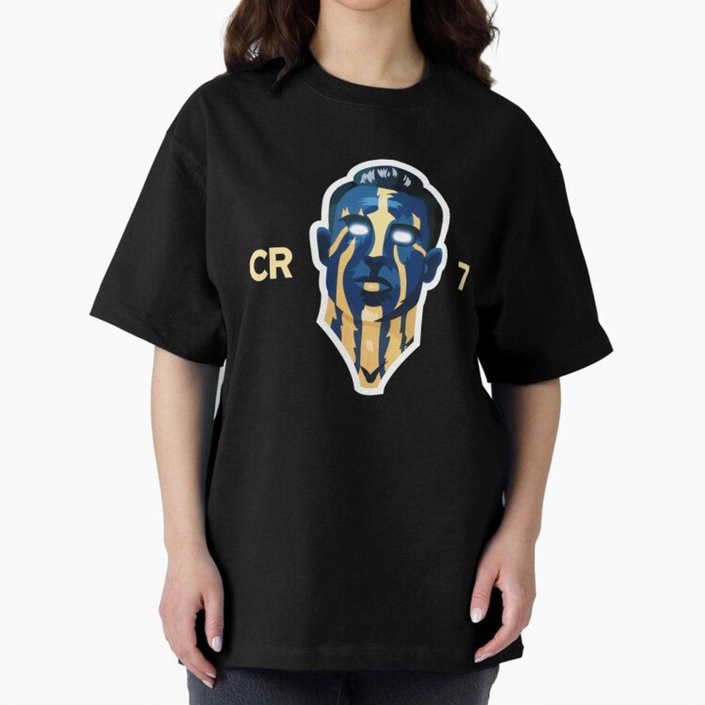 Cristiano Ronaldo Oversized T-Shirt Show Up for the Glory of Match Day Hype around FIFA World Cup 2026 USA Canada Mexico, Messi and Cristiano Ronaldo, Argentina and Brazil, Vintage Soccer Flavor, Modern Football Stars, National Flags and Final