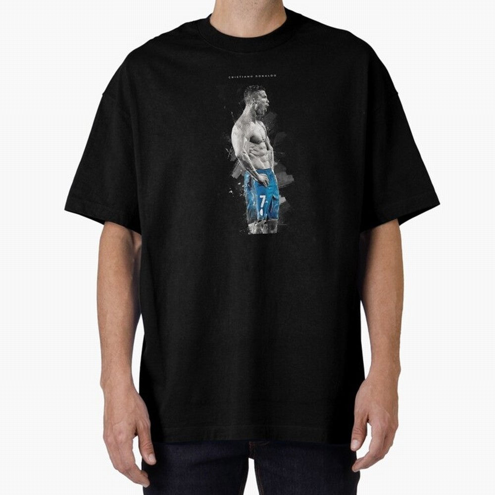Cristiano Ronaldo Oversized T-Shirt Enjoy the Biggest Football Party of FIFA World Cup 2026 Group Stage Spirit, with Netherlands, CR7 and Messi, Tournament Hype, Historic Matchups, Family Viewing Parties and Global Sports Pride; Perfect for People