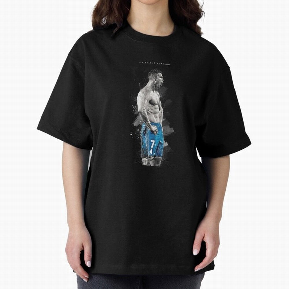 Cristiano Ronaldo Oversized T-Shirt Enjoy the Biggest Football Party of FIFA World Cup 2026 Group Stage Spirit, with Netherlands, CR7 and Messi, Tournament Hype, Historic Matchups, Family Viewing Parties and Global Sports Pride; Perfect for People
