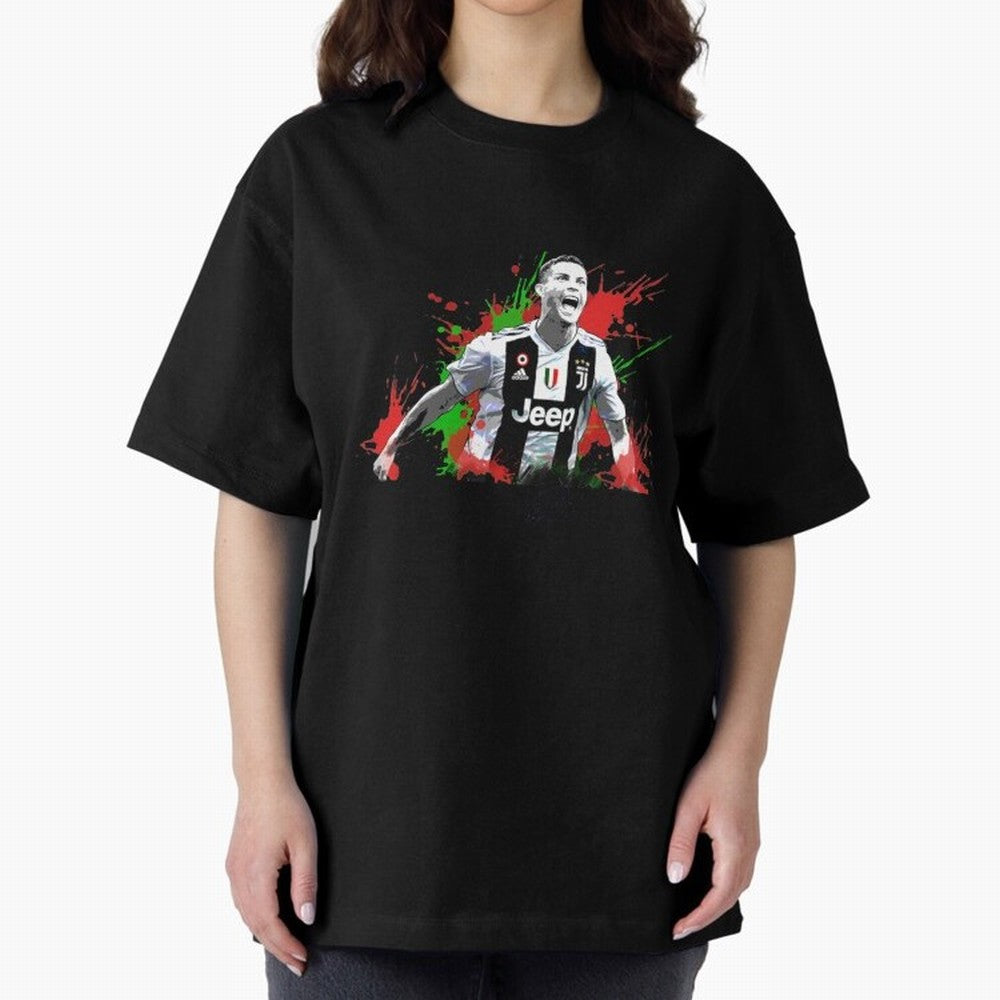 Cristiano Ronaldo Oversized T-Shirt Get Ready for the FIFA World Cup 2026 Journey through Messi and Cristiano Ronaldo Highlights, Portugal, Spain and Germany Pride, Global Supporter Spirit, Legendary Goals, National Colors and Tournament