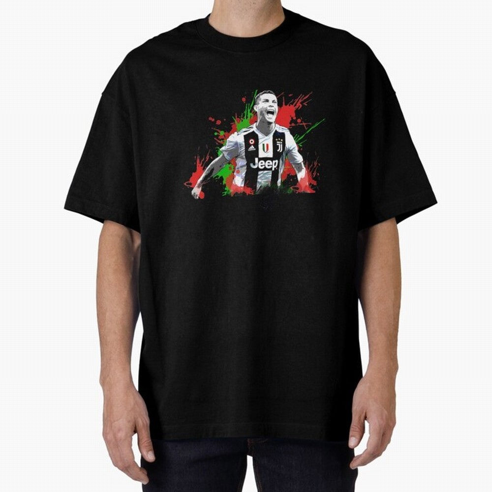 Cristiano Ronaldo Oversized T-Shirt Get Ready for the FIFA World Cup 2026 Journey through Messi and Cristiano Ronaldo Highlights, Portugal, Spain and Germany Pride, Global Supporter Spirit, Legendary Goals, National Colors and Tournament
