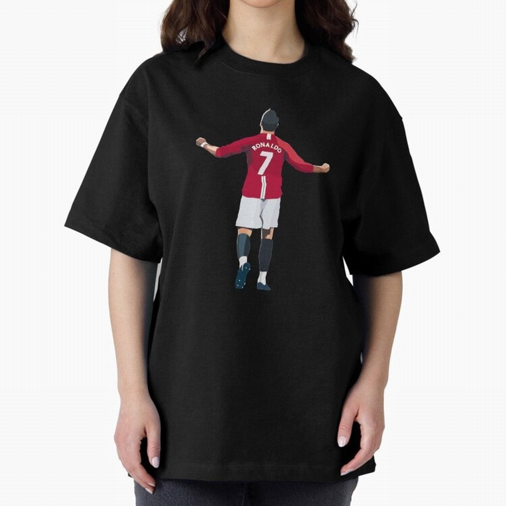 Legend Cristiano Ronaldo Oversized T-Shirt Bring Global Football Passion for FIFA World Cup 2026 USA Canada Mexico, Made for Mbappe and Neymar, Argentina, Fan Favorite Moments, National Team Passion, Big Match Drama and Soccer History; Ideal for