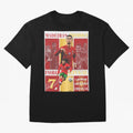 Cristiano Ronaldo Portugal Poster - Madeira's Prodigy CR7 Fan Art Print Oversized T-Shirt Show Passion for the Stars of Global Football Passion for FIFA World Cup 2026 Group Stage, Featuring Neymar, Argentina, France and Brazil, Worldwide Fan