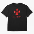 Madeira flames Oversized T-Shirt Keep the Match Day Mood of Global Football Passion for FIFA World Cup 2026 USA Canada Mexico, with Mbappe, France, Football Festival Excitement, Trophy Ambitions, Country Rivalries and Star Player Buzz; Great for